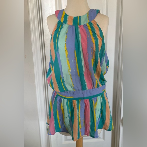 Ashley Stewart Tops - Ashley Stewart Multicolor Sleeveless Top NWT size 12